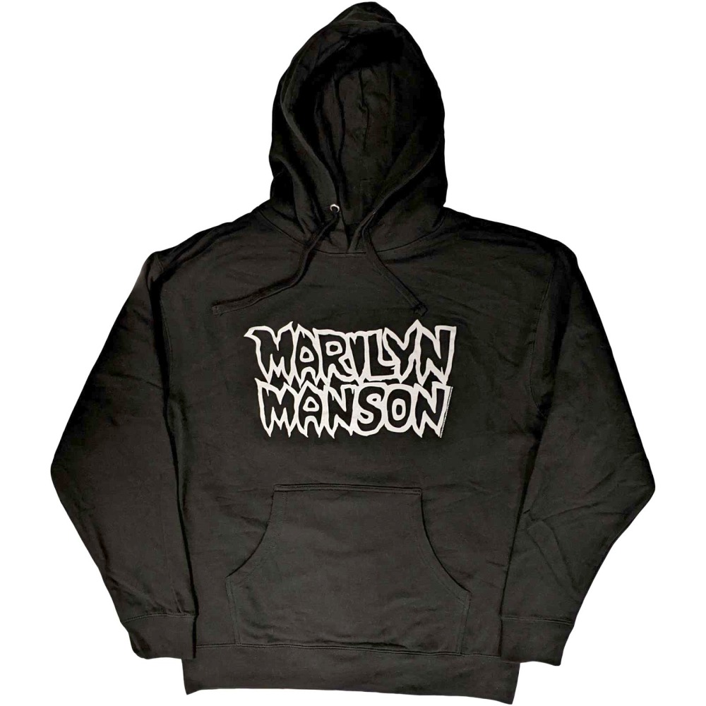 Marilyn Manson - Classic Logo Hoodie/trui - Zwart